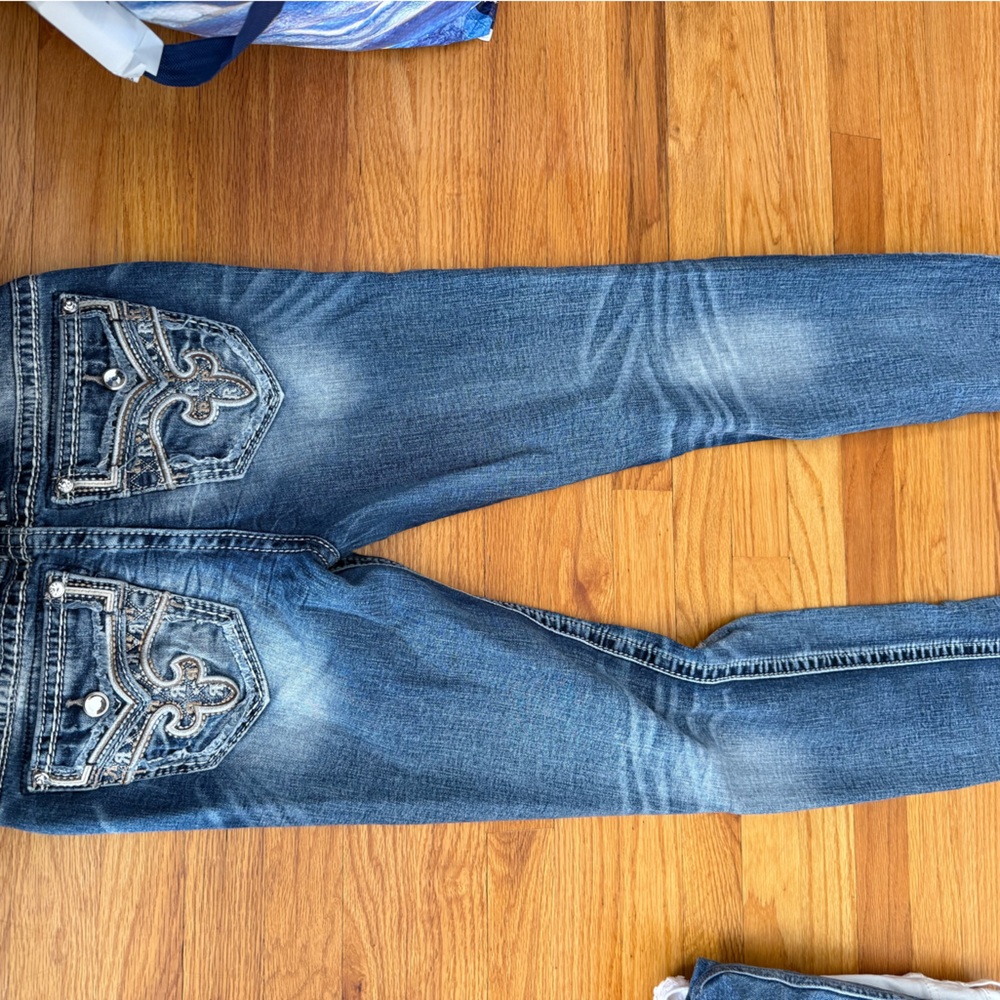 Rock Revival Blue Straight Leg Jeans